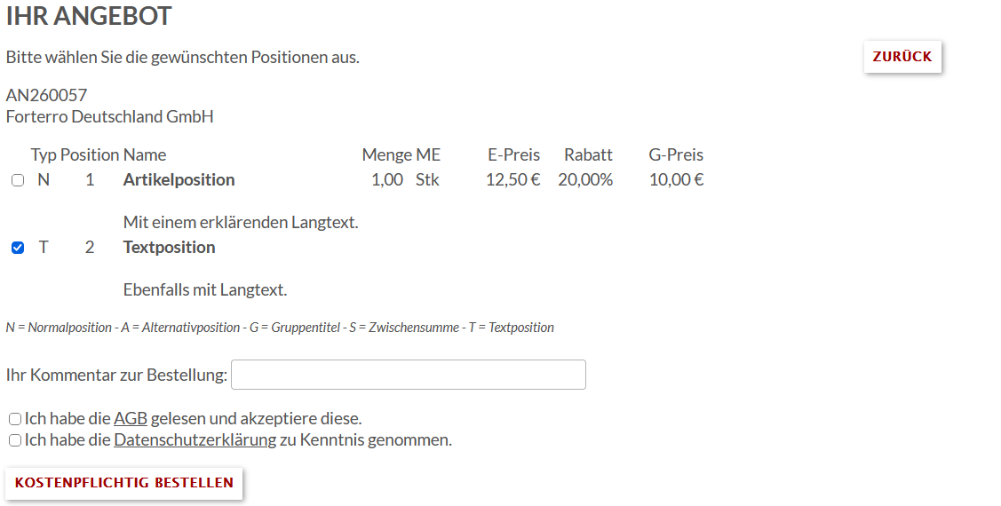 Zusatzmodul ambicon.Portallink